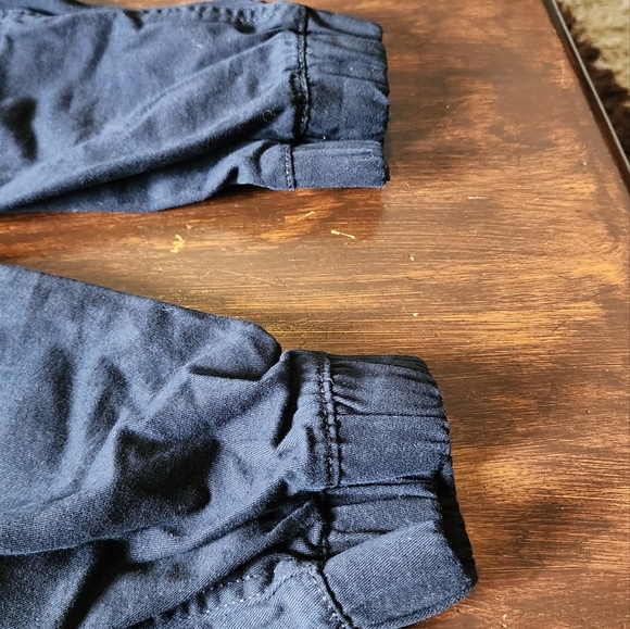 Arizona Youth Black casual pants Joggers With pockets & Drawstring - Picture 5 of 6